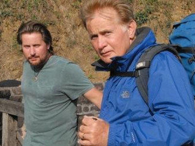 Martin Sheen, durante el rodaje de The Way