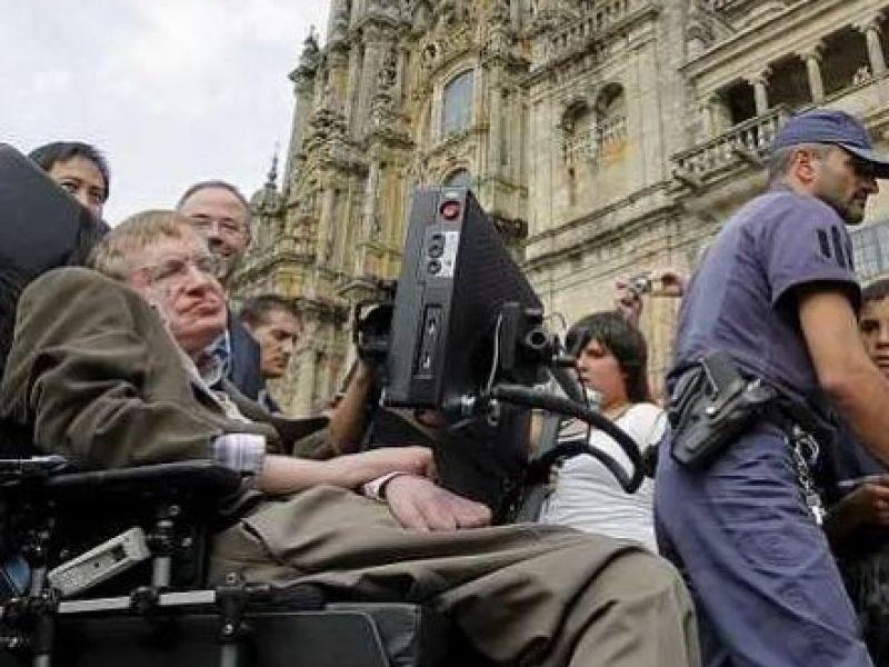 Hawking hizo algunos tramos del Camino