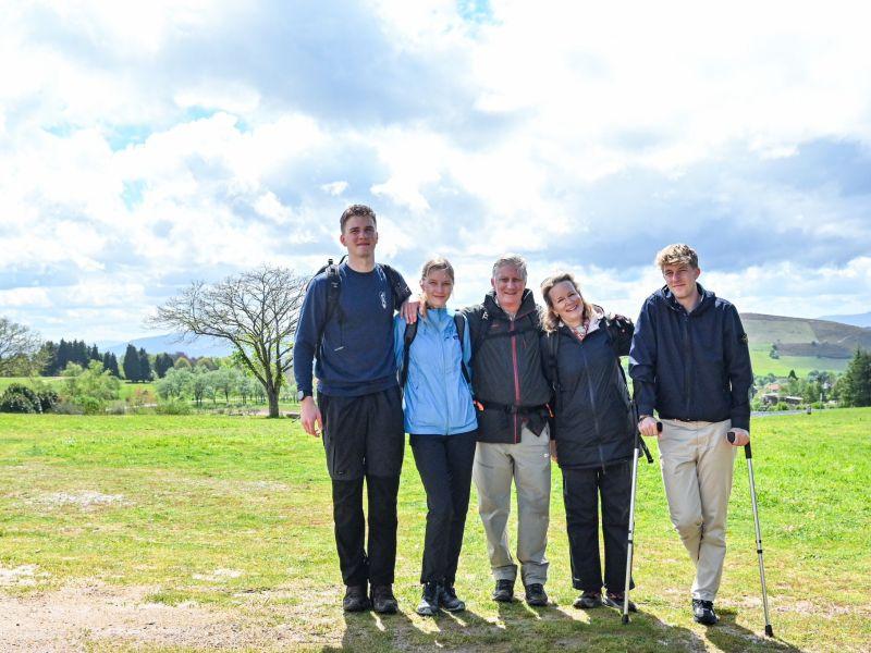 La Familia Real belga, vivio la experiencia en conjunto